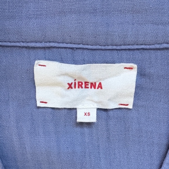 Xirena Avery V-Neck Shirt - Periwinkle - Picture 4 of 7
